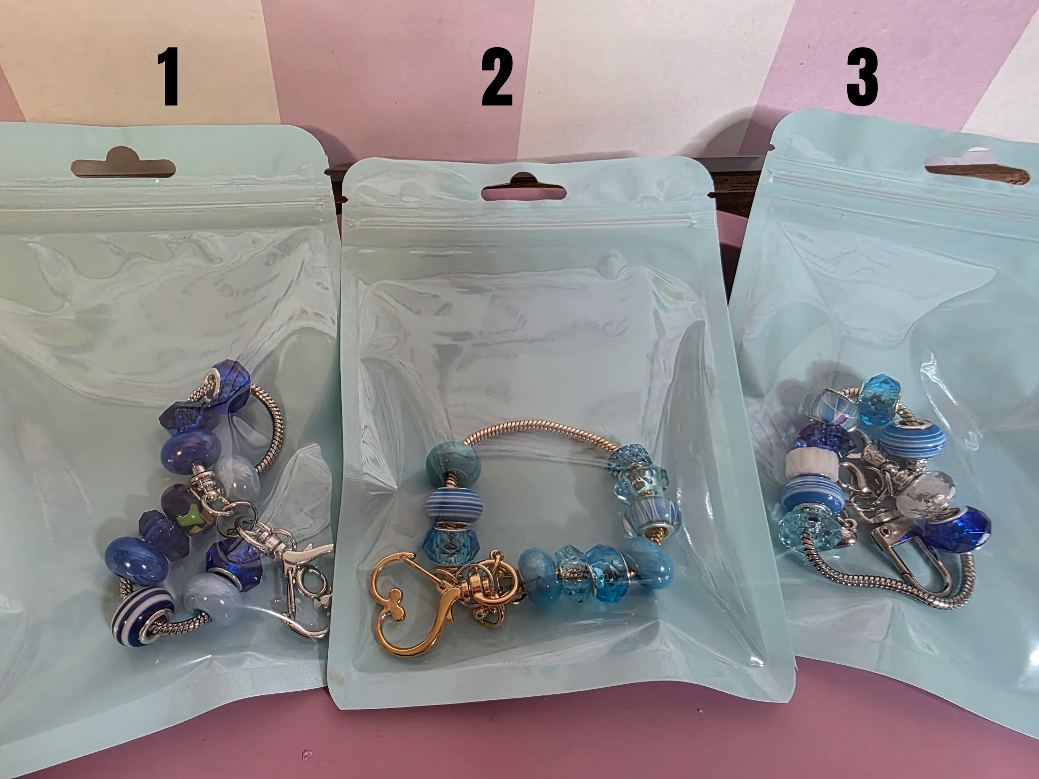 Checkered Charm Keychain