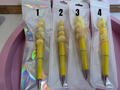 Checkered Charm Pen - Yellow