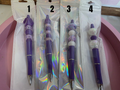 Checkered Charm Pen - Purple