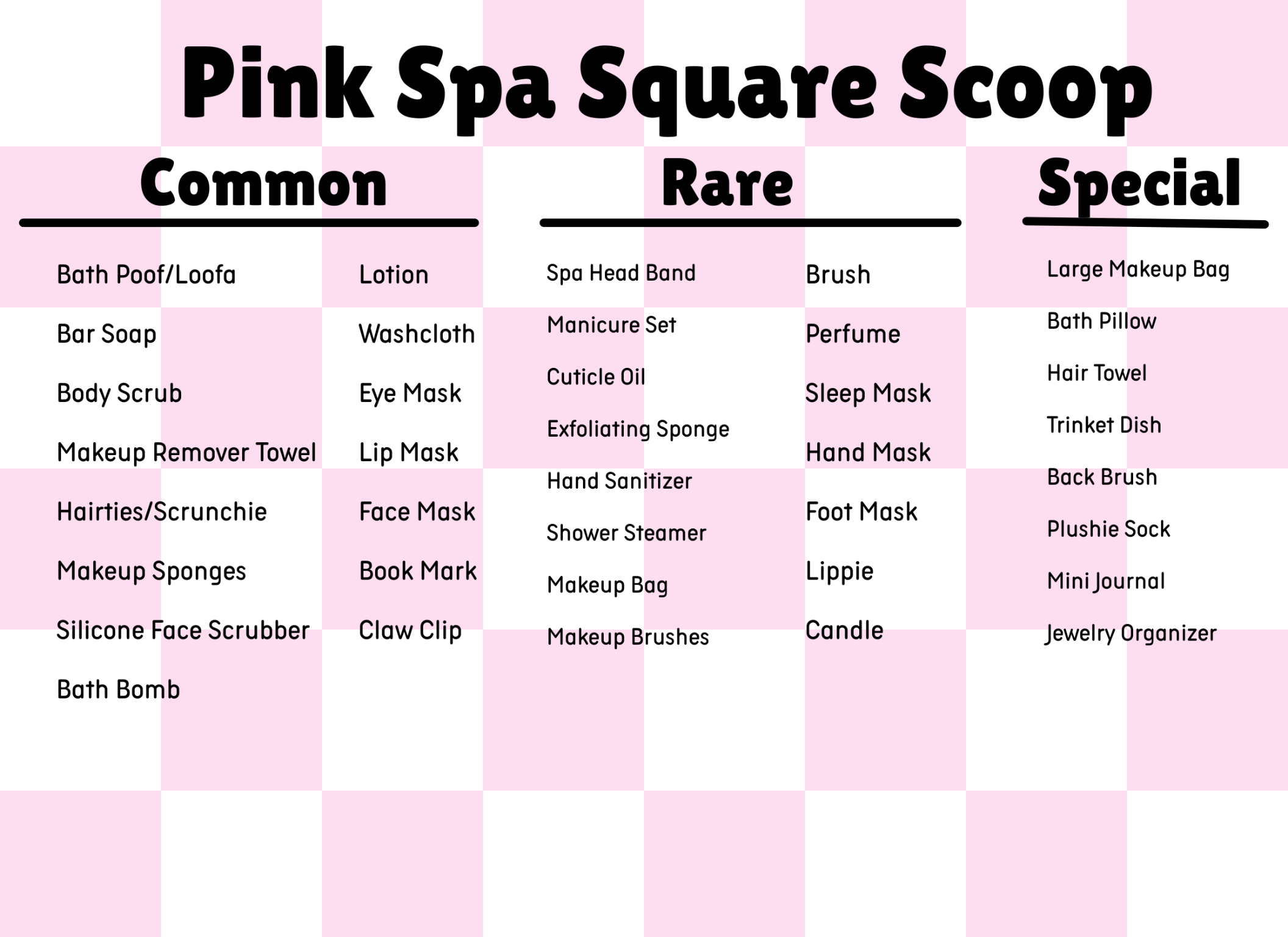 Pink Spa Square Scoop