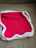 Handmade Crochet-Edged Terry Cloth Washcloth