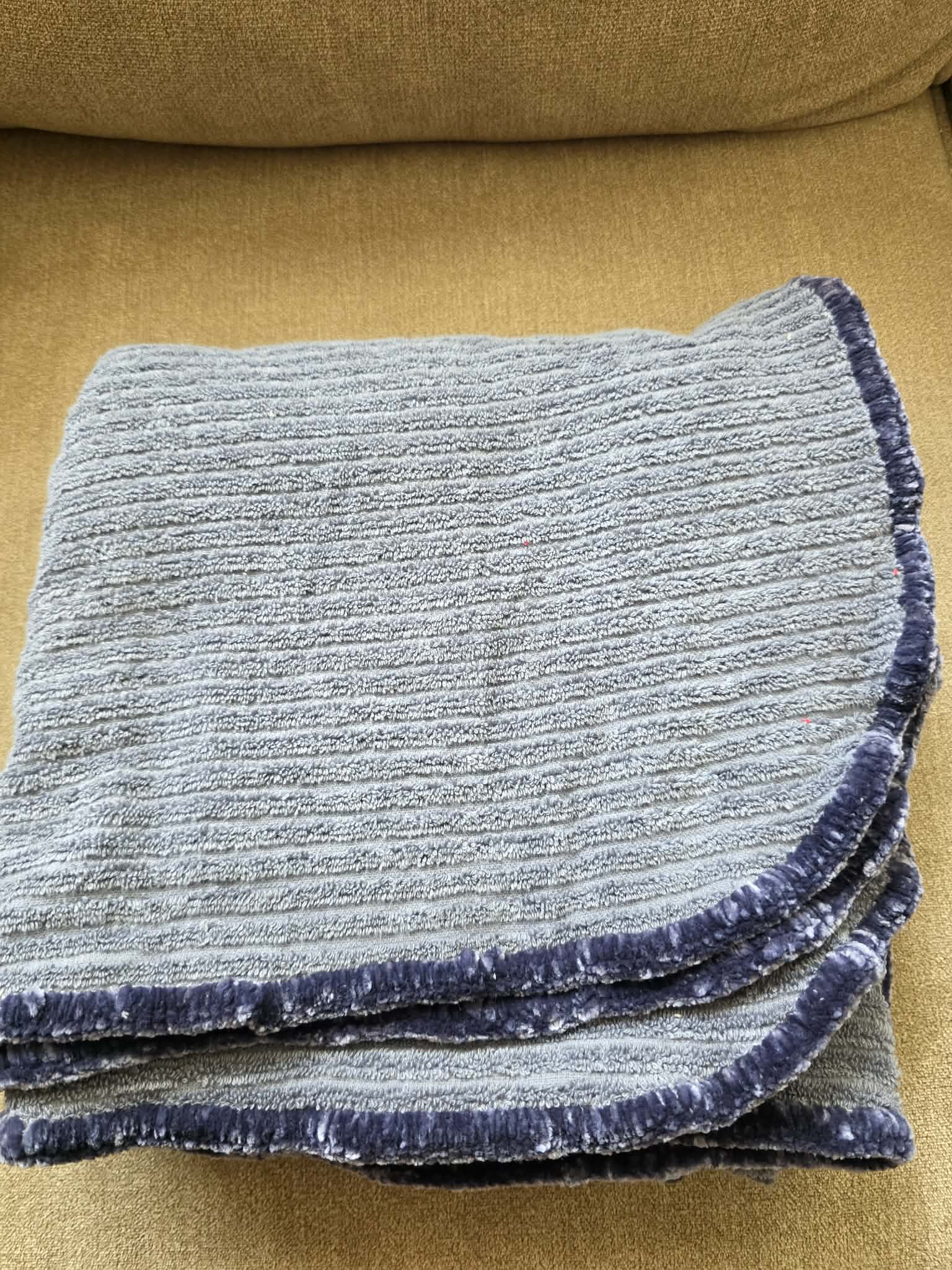 Handmade Crochet-Edged Terry Cloth Towel
